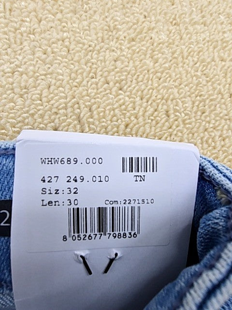 Replay Luzien Skinny High Waist Women's Jeans Size 32 Dark Indigo