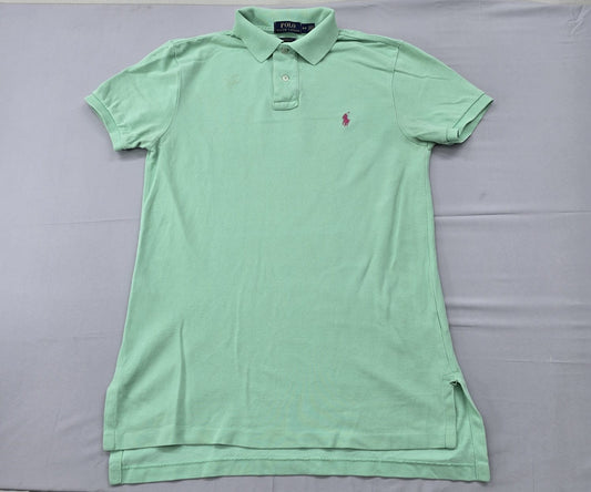 Polo Ralph Lauren Men's Green Polo Shirt – Size S, Slim Fit