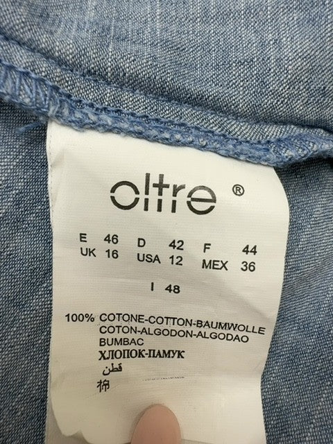 OLTRE Women Blue Dress size 12 product image 3