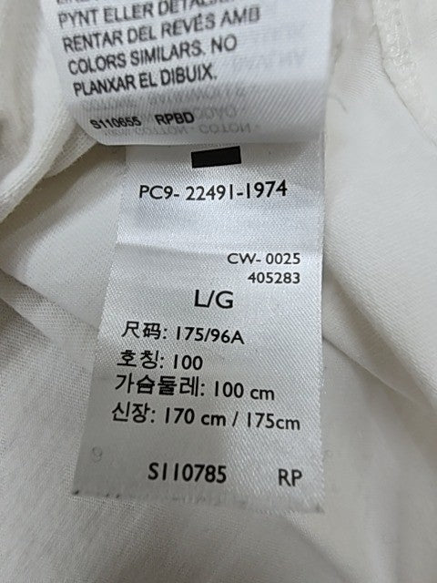 Levi's Men White T-Shirt size L product image 7