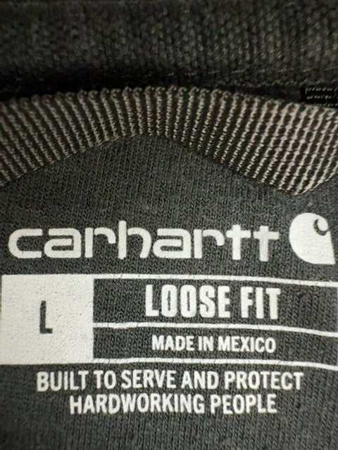 Carhartt Scituate Sailors Ice Hockey Grey L Loose Fit Pullover Hoodie