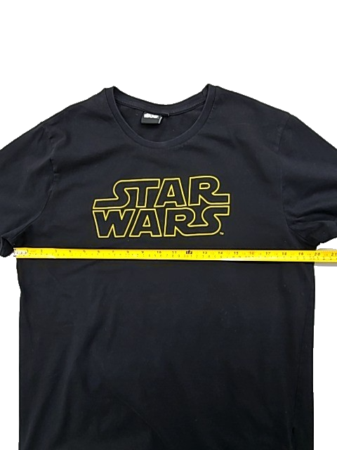 Star Wars Black T-Shirt Men's L Short Sleeve Crewneck Regular Fit