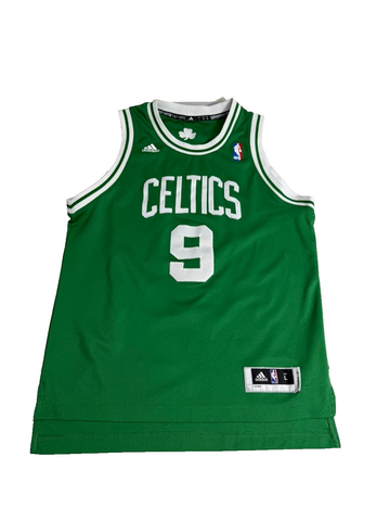 Boston Celtics Rajon Rondo #9 Adidas NBA Jersey Men's L Length +2 Green