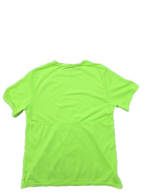 Nike Men's Green Dri-FIT Short Sleeve T-Shirt Regular Polyester Crewneck