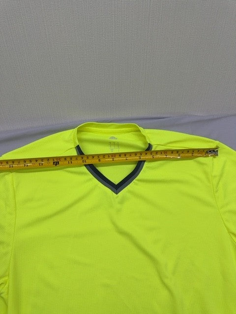 Adidas Men's Green Climalite V-Neck Jersey Size M