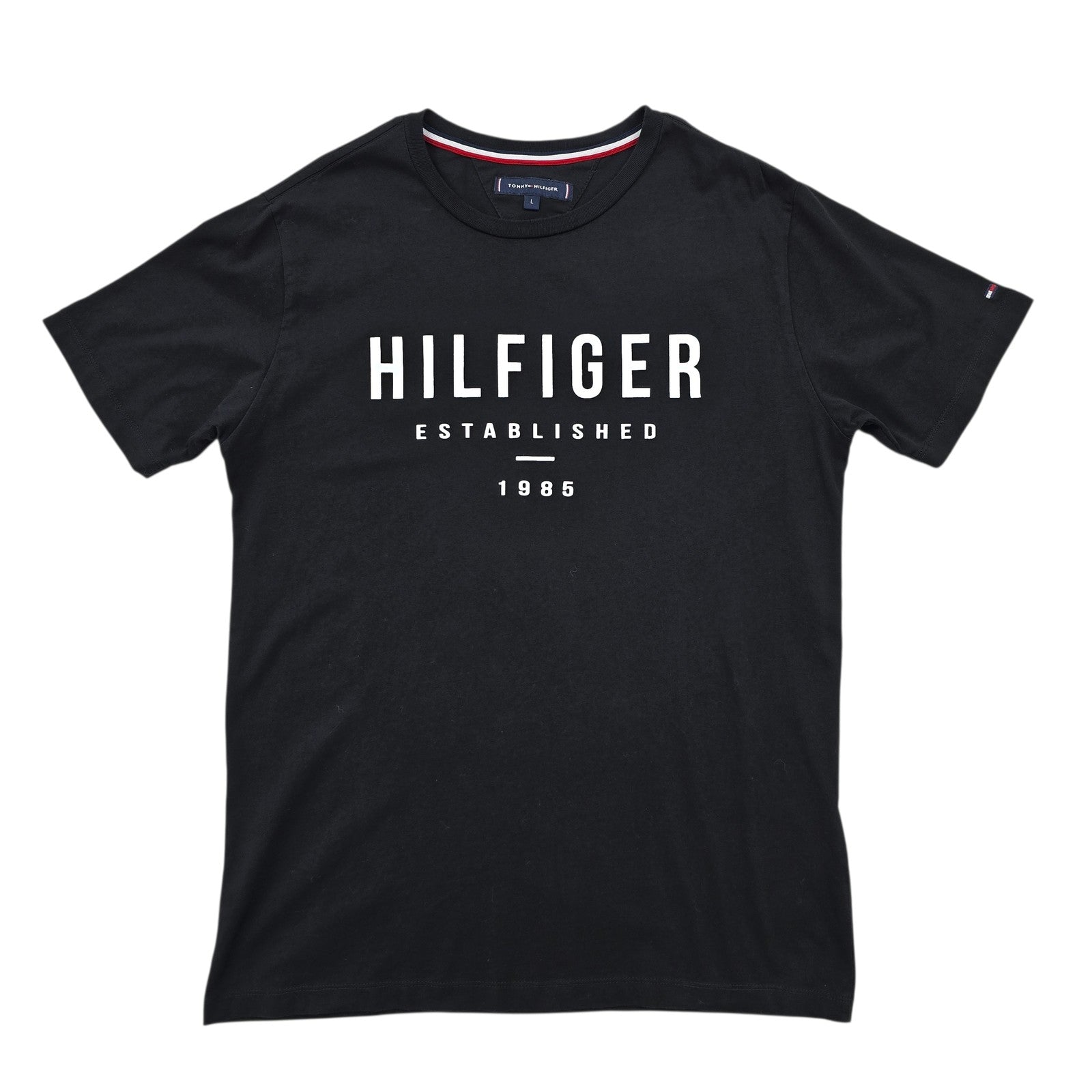 Tommy Hilfiger Men Black T-Shirt size L product image 1