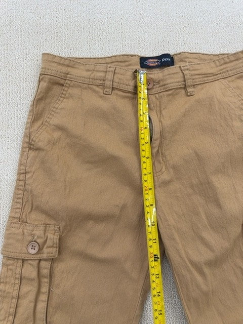Dekeke Men's Cargo Pants Khaki 34 Straight Leg Cotton
