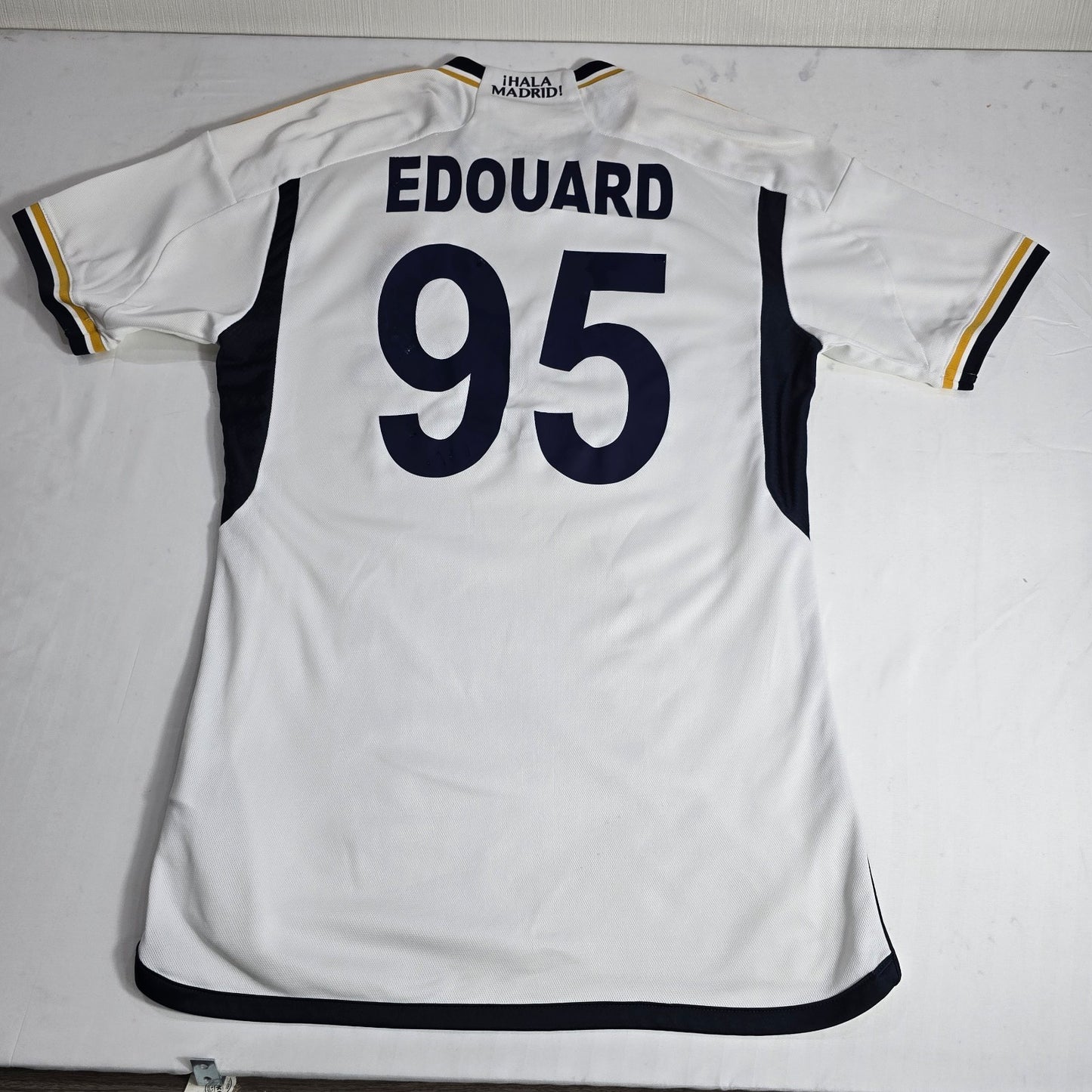 Adidas Real Madrid Jersey Men's Small White Edouard 95 Fly Better