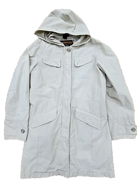 Woolrich John Rich & Bros Women's Gray Hooded Coat Size S