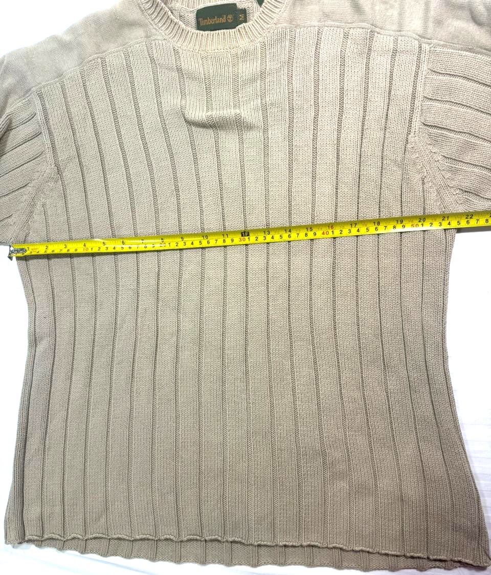 Men's Timberland Ribbed Knit Cotton Blend Sweater - Size M