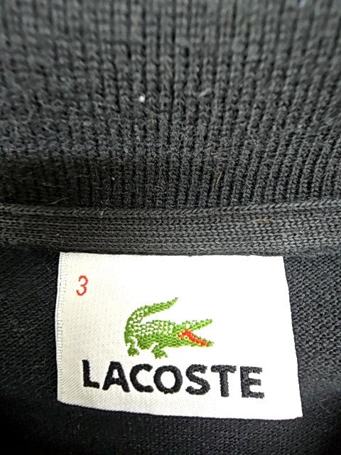 Lacoste Men's Black L.12.12 Polo Shirt Size 3 Classic Fit