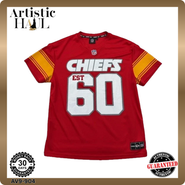 Primark Chiefs NFL Red Mesh T-Shirt XS Short Sleeve Regular