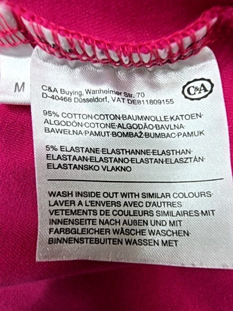 Yessica Women's Magenta Fit Flare Knee Length Dress Size M