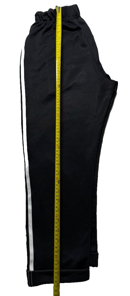 Adidas Black 3-Stripe Juniors Track Pants Joggers Youth Size M