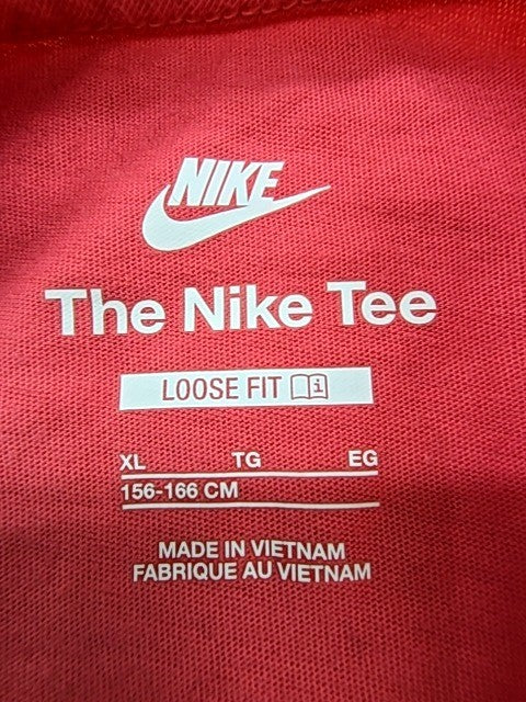 Nike Pink XL T-Shirt Short Sleeve Crewneck Cotton Loose Fit