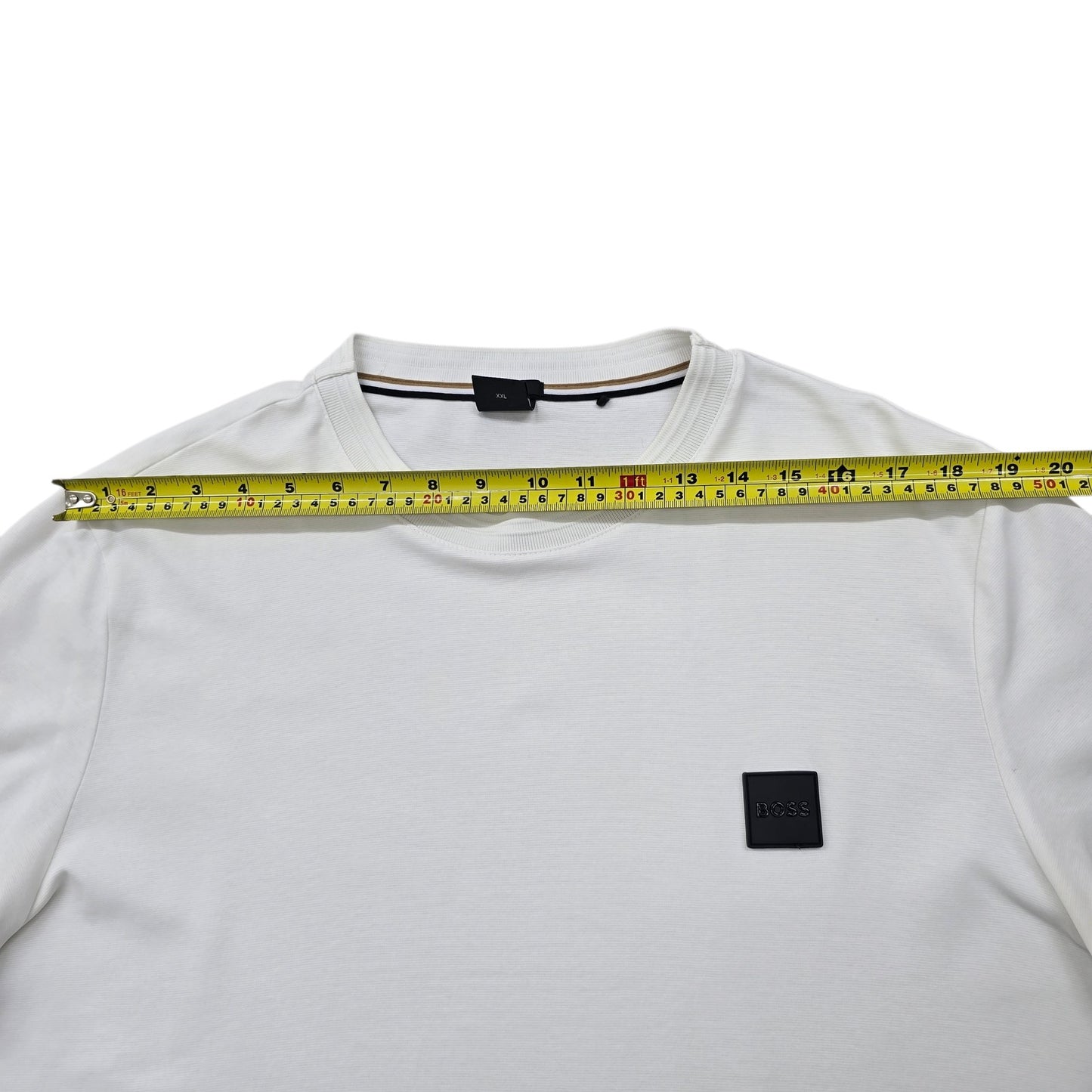 Hugo Boss Men White T-Shirt size XXL product image 5