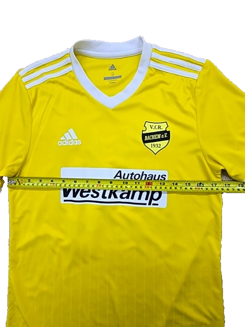 Adidas Men's VfL Bochum 1848 Yellow Soccer Jersey S Climalite V-Neck