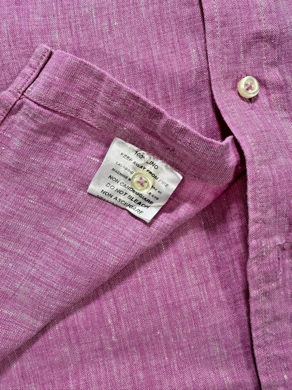 Raphael Positano Linen Button Men's Shirt | Size: M