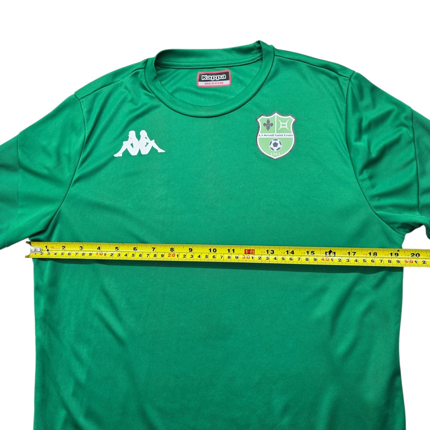 Kappa Men's Green Soccer T-Shirt Size M Embroidered Logo
