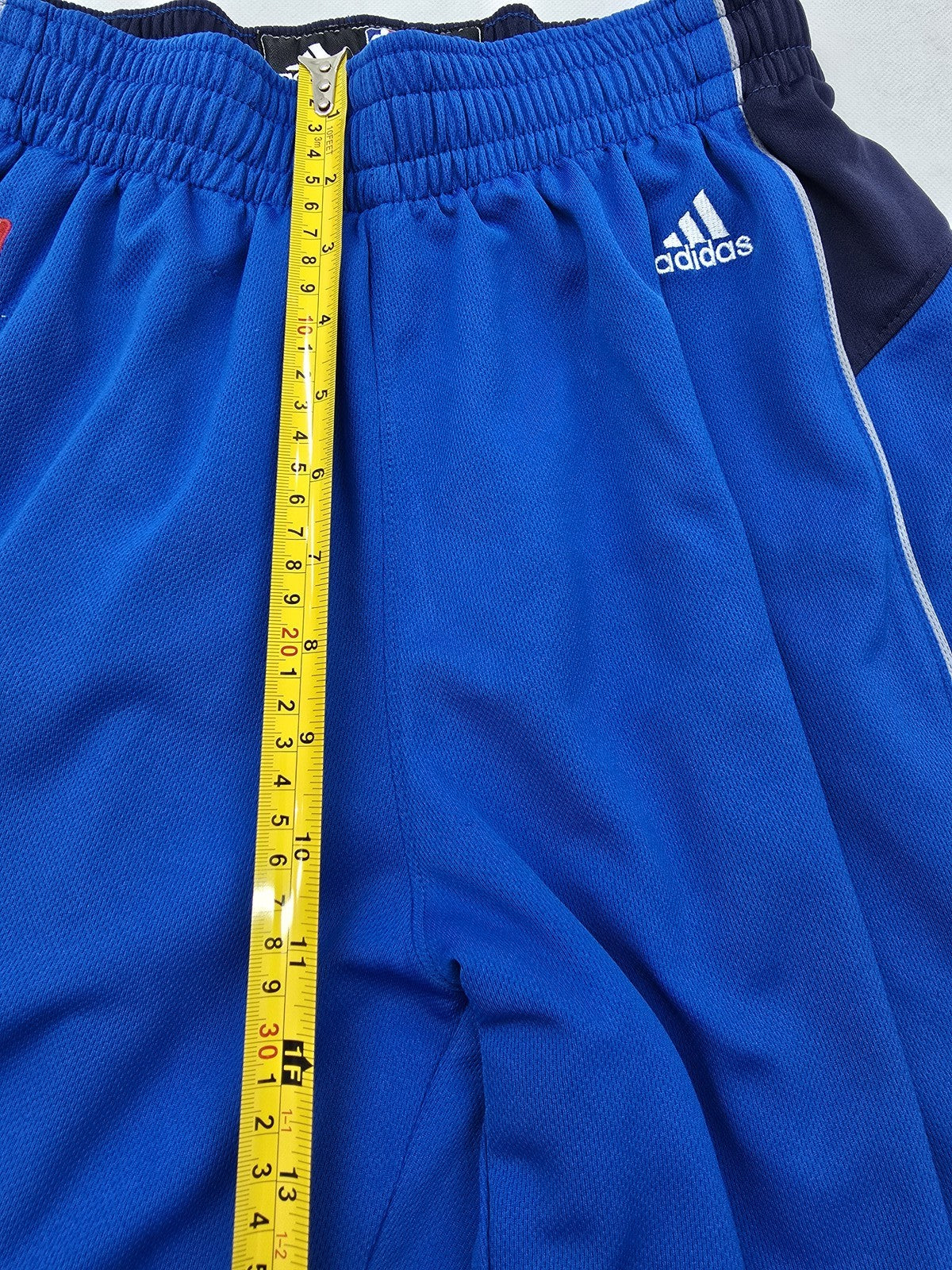 Adidas Men's Blue Basketball Activewear Shorts S Dallas Mavericks