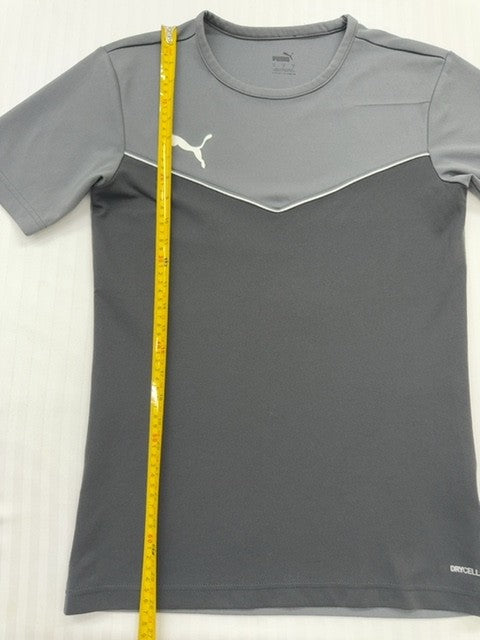 Puma Men's Black Color Block Short Sleeve T-Shirt EU Size Regular Fit