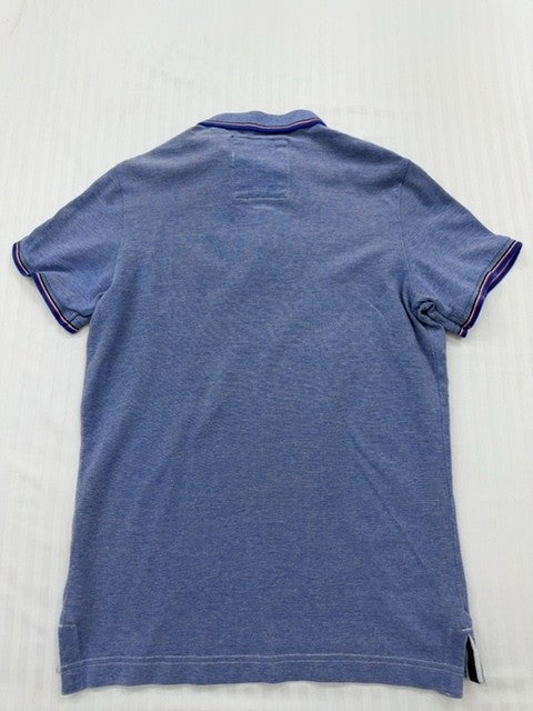 Superdry Poolside Polo M Royal Twist Cotton Pique Relaxed Fit