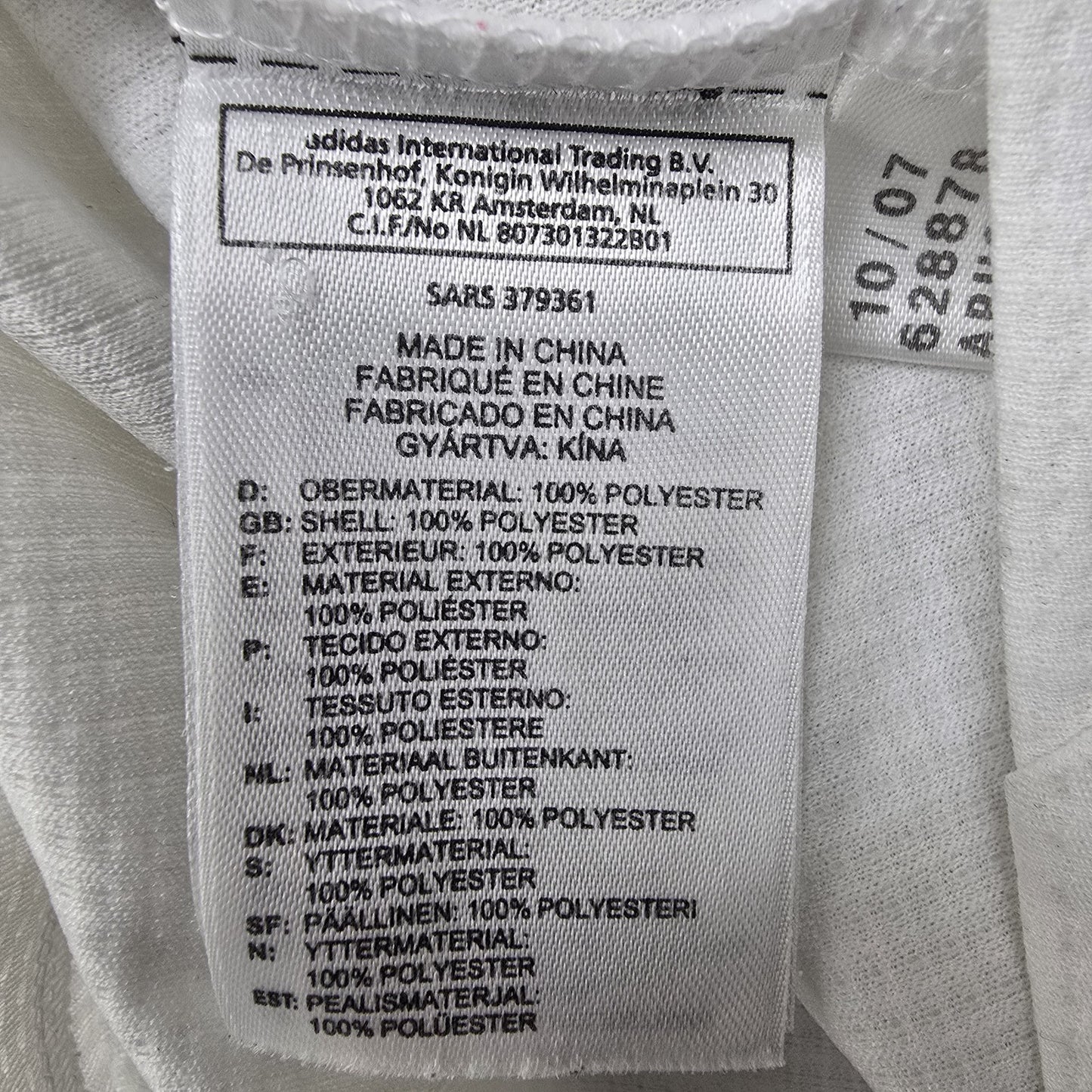 Adidas Men's White Club Tennis Climacool Tank Top 2XL