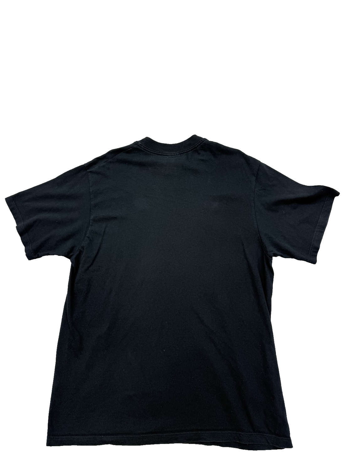 Decathlon Black Cat Graphic Print Cotton T-Shirt Size L
