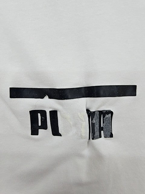 Puma Formula 1 F1 Men's White Graphic Cotton T-Shirt M