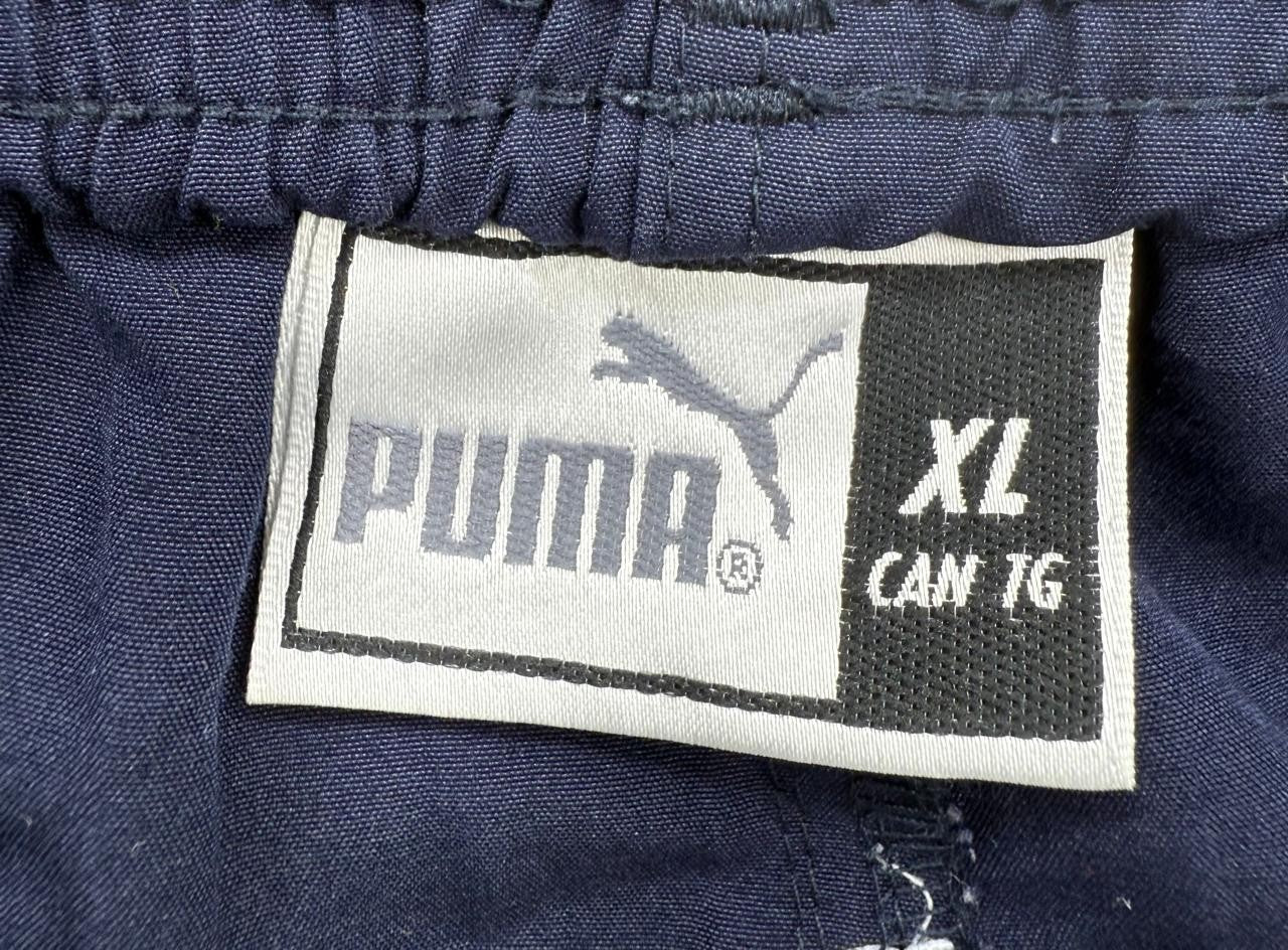 Puma Men's Navy Jogger Pants XL Drawstring Tapered