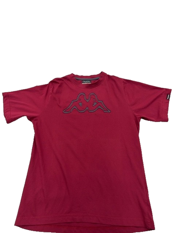 Kappa Men's XXL Red Short Sleeve Cotton T-Shirt Crewneck