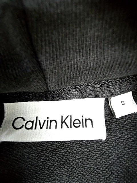 Calvin Klein Unisex Navy Hooded Pullover Hoodie Size S Fleece