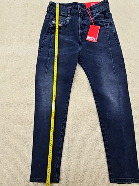 Diesel Women's Boyfriend Jeans W23 L32 Dark Wash Mid Rise