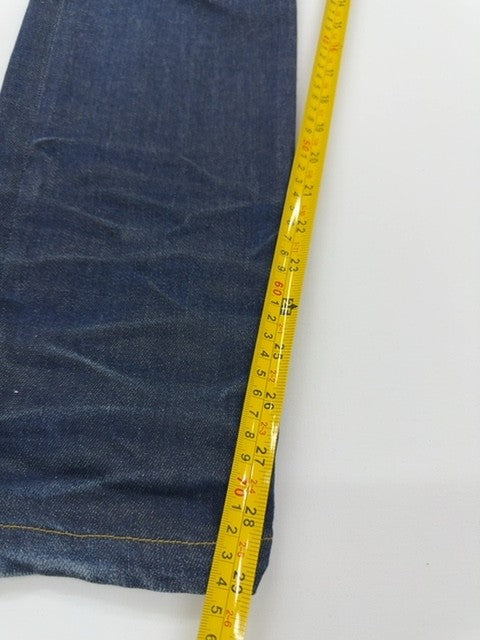 Bryson Men's Dark Blue Jeans 36x32 Zip Fly Orange Stitching