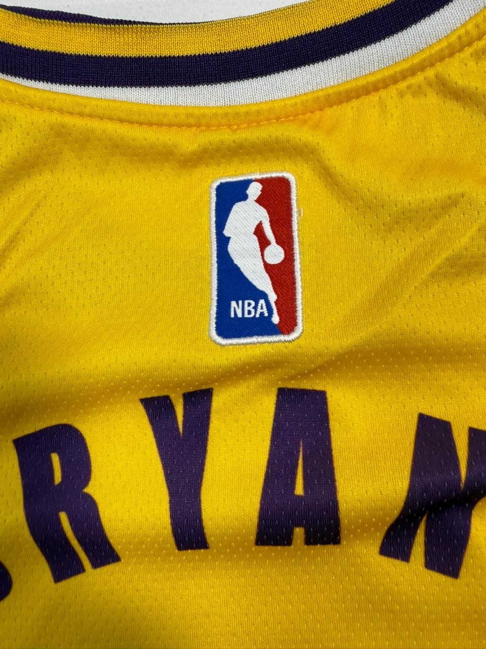 Nike La Lakers Kobe Bryant Yellow Statement Jersey Men's Size M