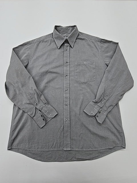 Lacoste Men Gray Shirt size 44 product image 3