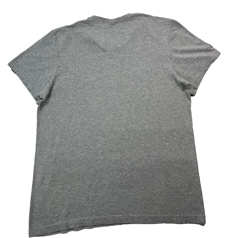 Grey Adidas Essentials Big Logo Tee For Men - Size S