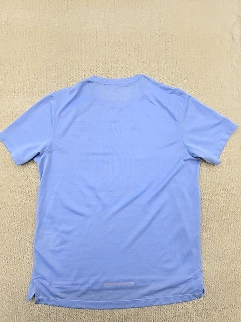 Nike Men's Blue T-Shirt – Size L, Short Sleeve – Ref E3B19
