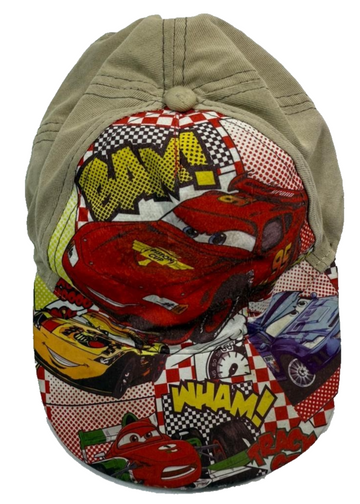 Kids Unisex Disney Pixar Cars Lightning Mcqueen Baseball Cap Comic Print Kron
