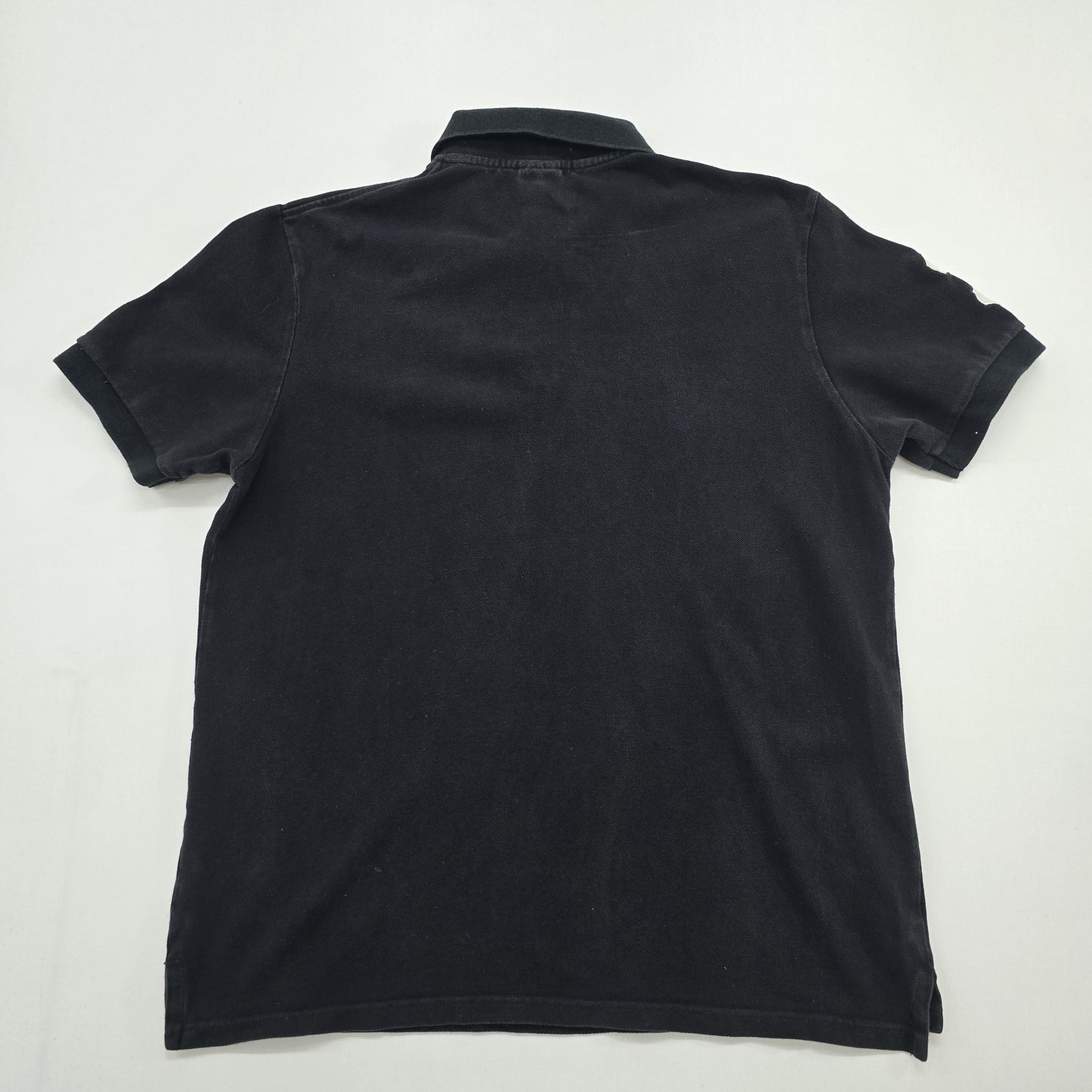 Polo Ralph Lauren Men Black Logo Polo Shirt Size L Regular Fit