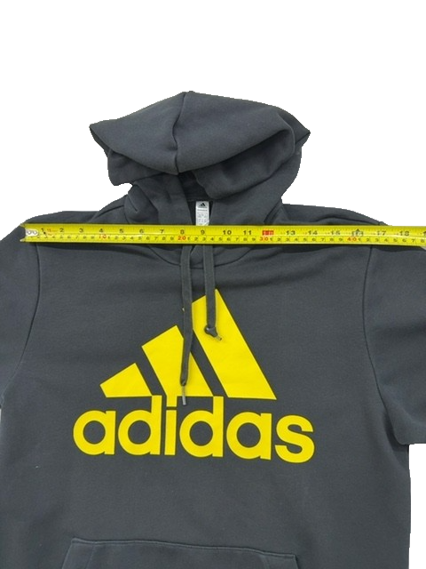 Adidas Men's Grey Primegreen Quarter Zip Golf Hoodie L