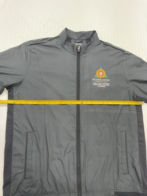Adidas Men's Gray Climaproof Golf Windbreaker XL Water-Resistant
