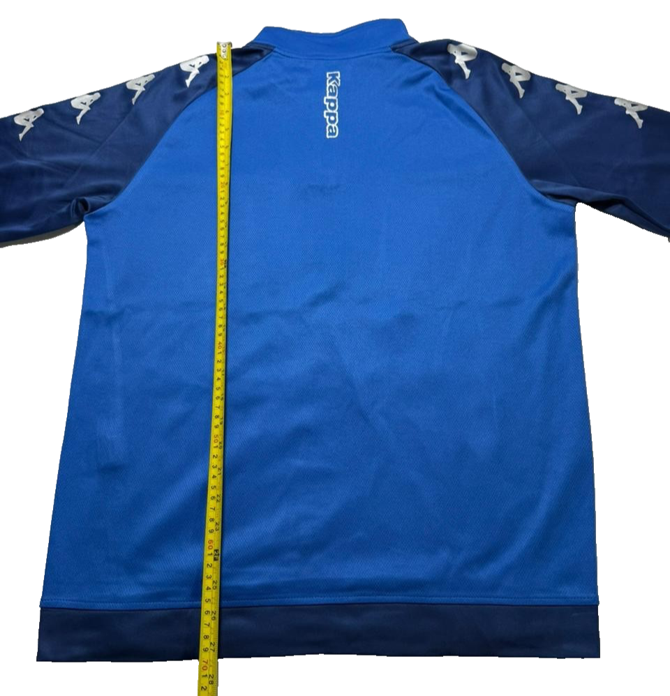 Men Kappa Esperia Monopoli 1988 Blue Football Training Top Long Sleeve L