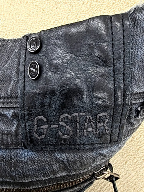 G-Star Raw Denim Jeans Men 31x34 Dark Blue Button Fly
