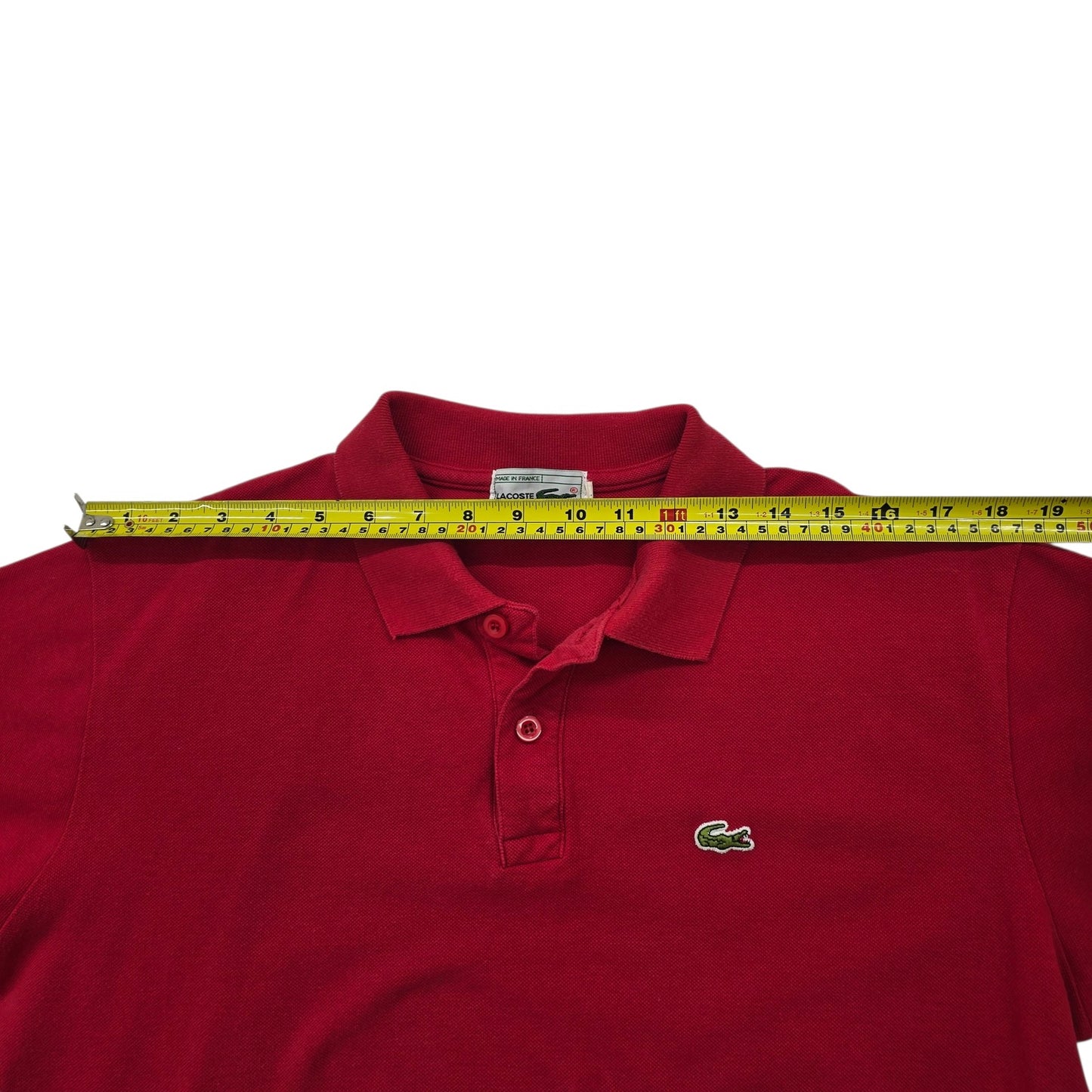 Lacoste Men Red Polo Shirt size XXL product image 5