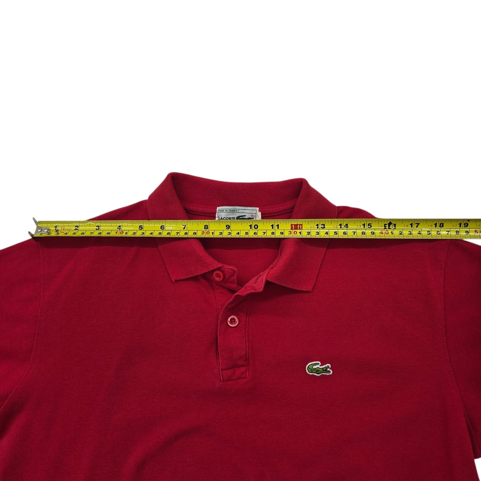 Lacoste Men Red Polo Shirt size XXL product image 5