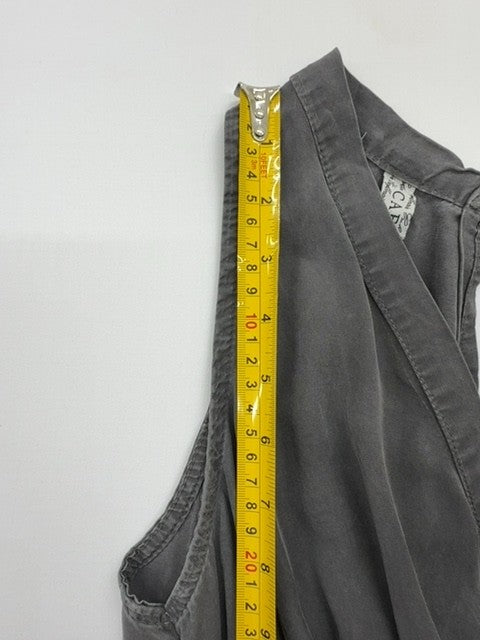 Cafenoir Women Gray Dress size M product image 6