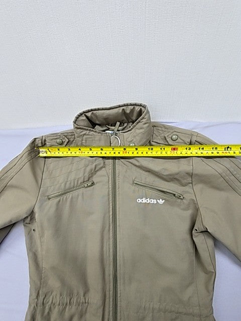 Adidas Men's Olive Green Military Jacket Size 40 Zipper