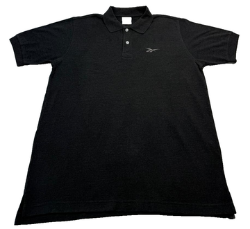 Black Reebok Men'S Polo Shirt - Size Xs