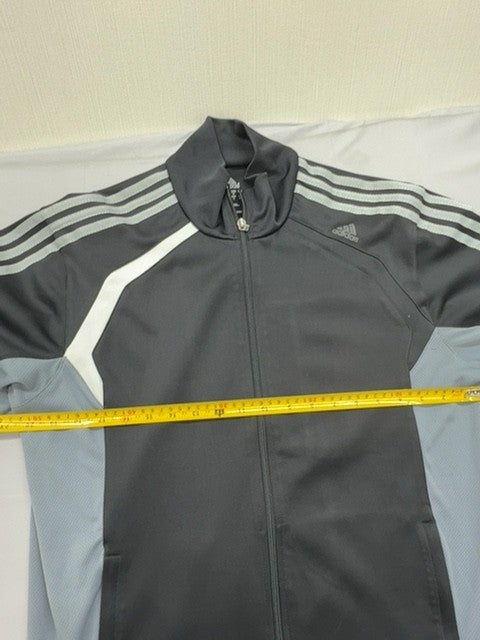 Adidas Men's Black Z.N.E. Full-Zip Hooded Track Jacket L